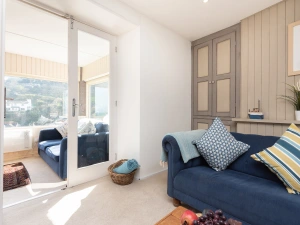 Looking from the lounge to the sun room