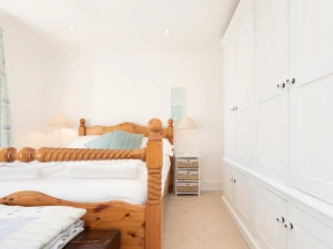 The master bedroom with plenty of clothes storage