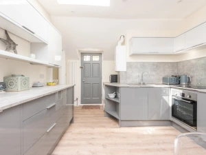 Modern fully-equipped kitchen.