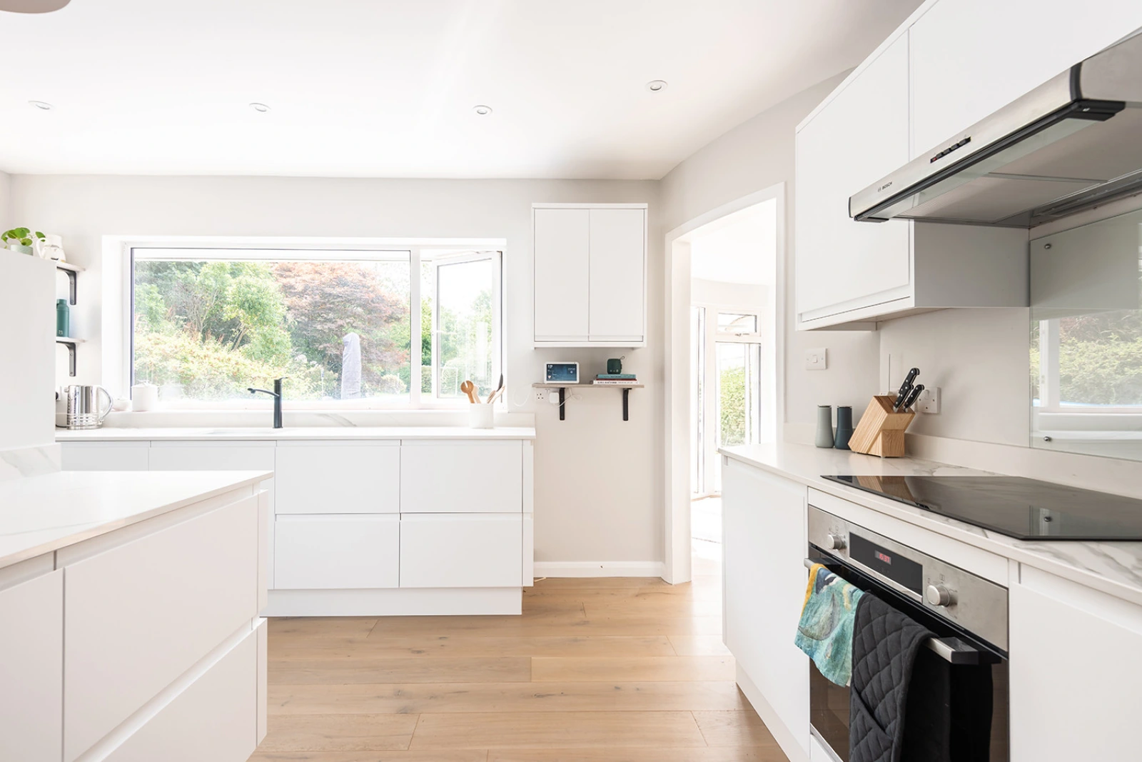A closer look at the kitchen 