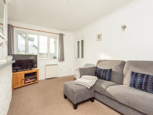 Another view of the comfortable lounge at this holiday home in Chillington, Devon