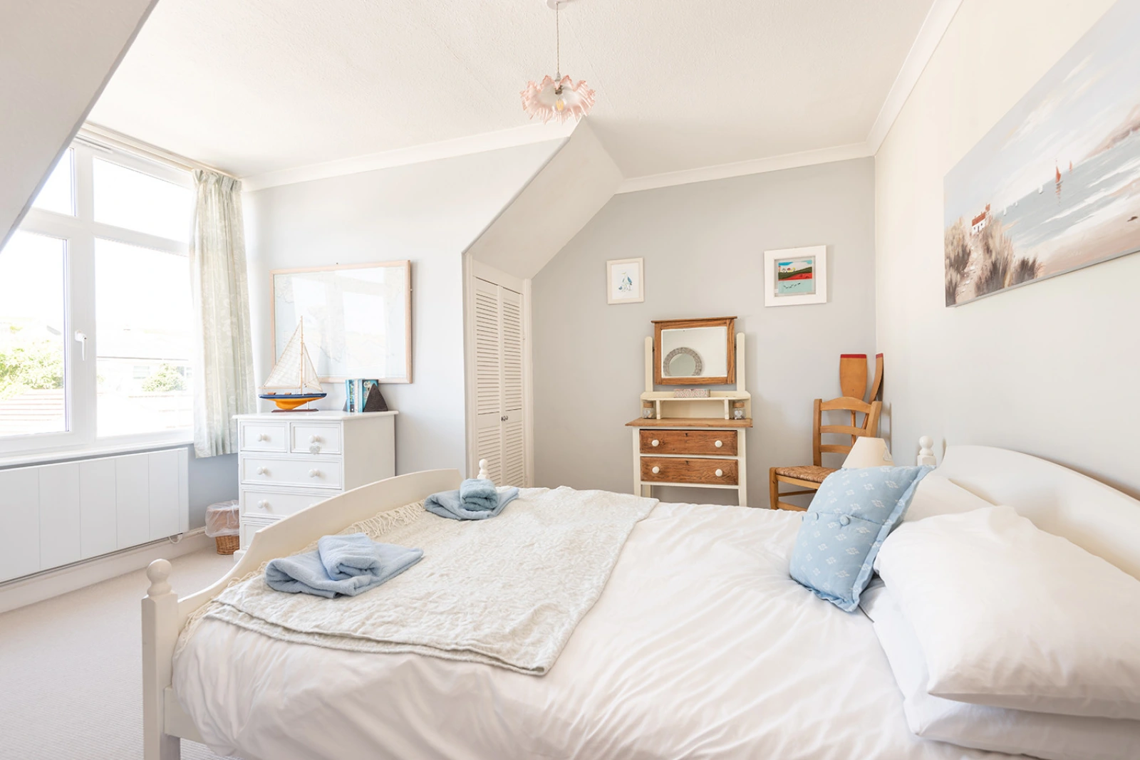 The master bedroom 