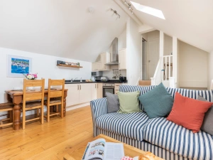The open plan sitting living space