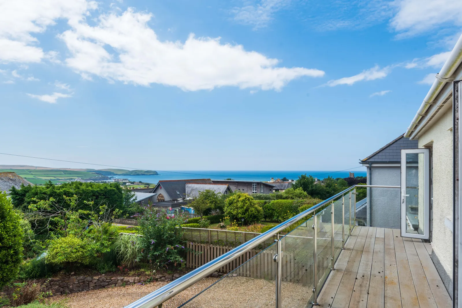 Sea views from the balcony 