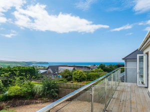 Sea views from the balcony 