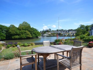 Waterside views from the terrace