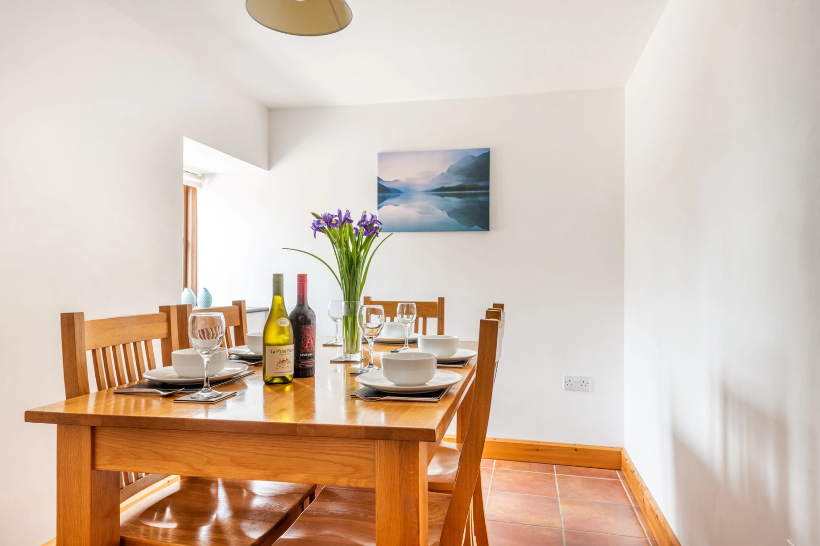 The dining room