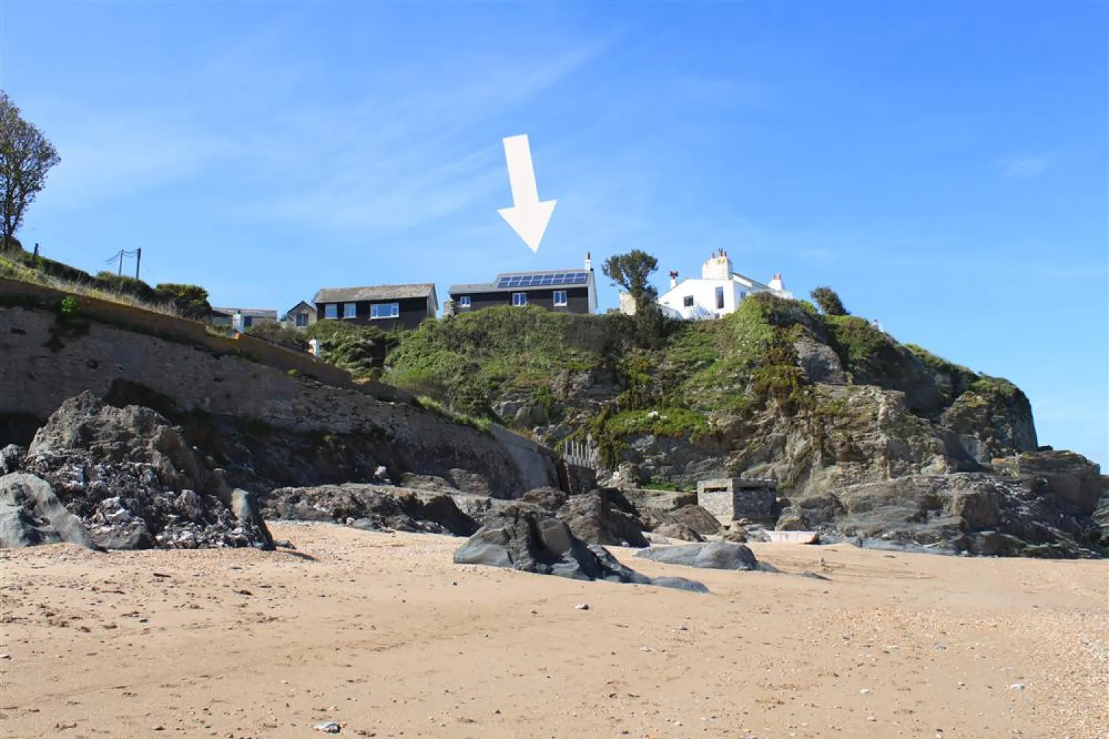 The White House from Cove beach