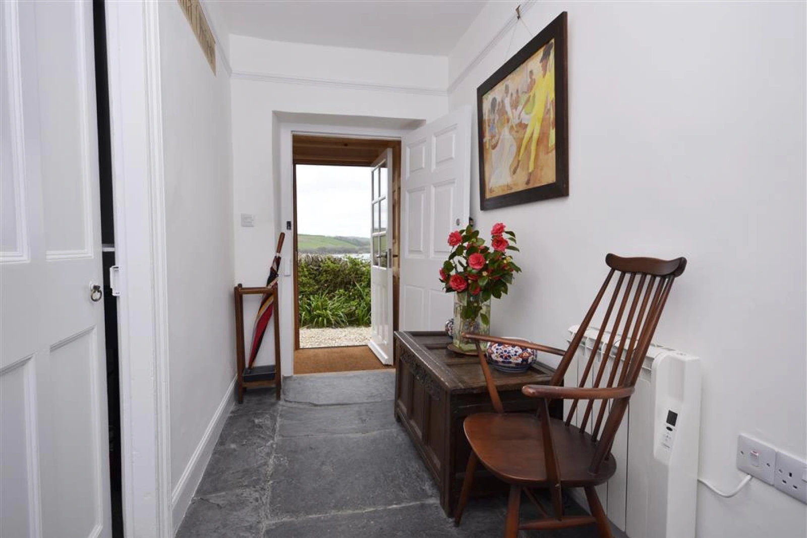 The hallway at The White House.