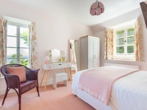 Pretty bedrooms with comfortable homely touches throughout