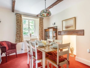 The dining space