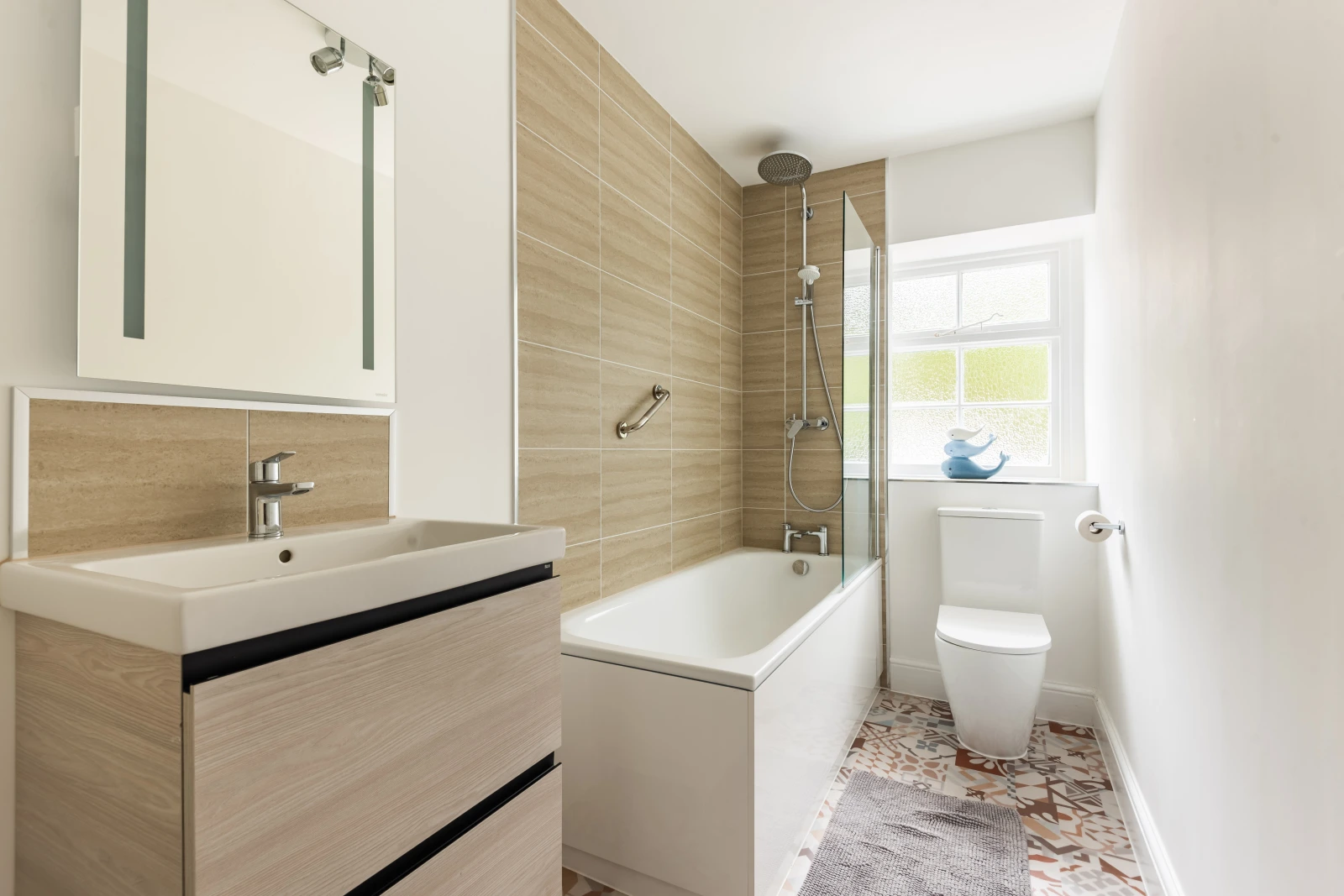 The family bathroom on the first floor