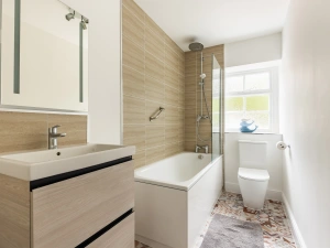 The family bathroom on the first floor
