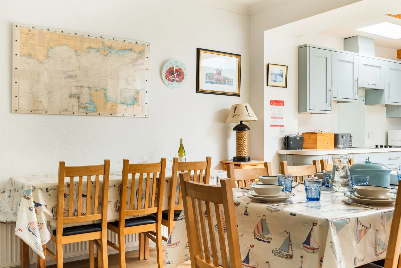 The breakfast/crafting table and dining table