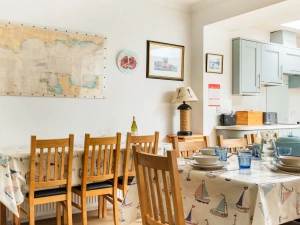 The breakfast/crafting table and dining table