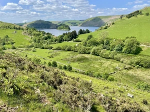 View across the hills