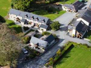 Aerial View of Penwern Fach Holiday Cottages