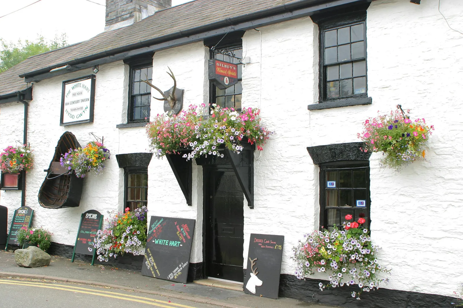 The White Hart public house in Cenarth