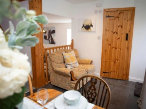 Sofa in the dining area