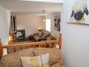 View through to the lounge from the dining area