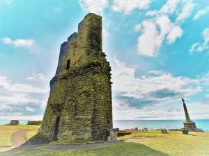 Ruined tower looking out over the sea