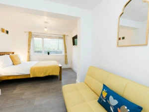 3 seater sofa in the double bedroom.