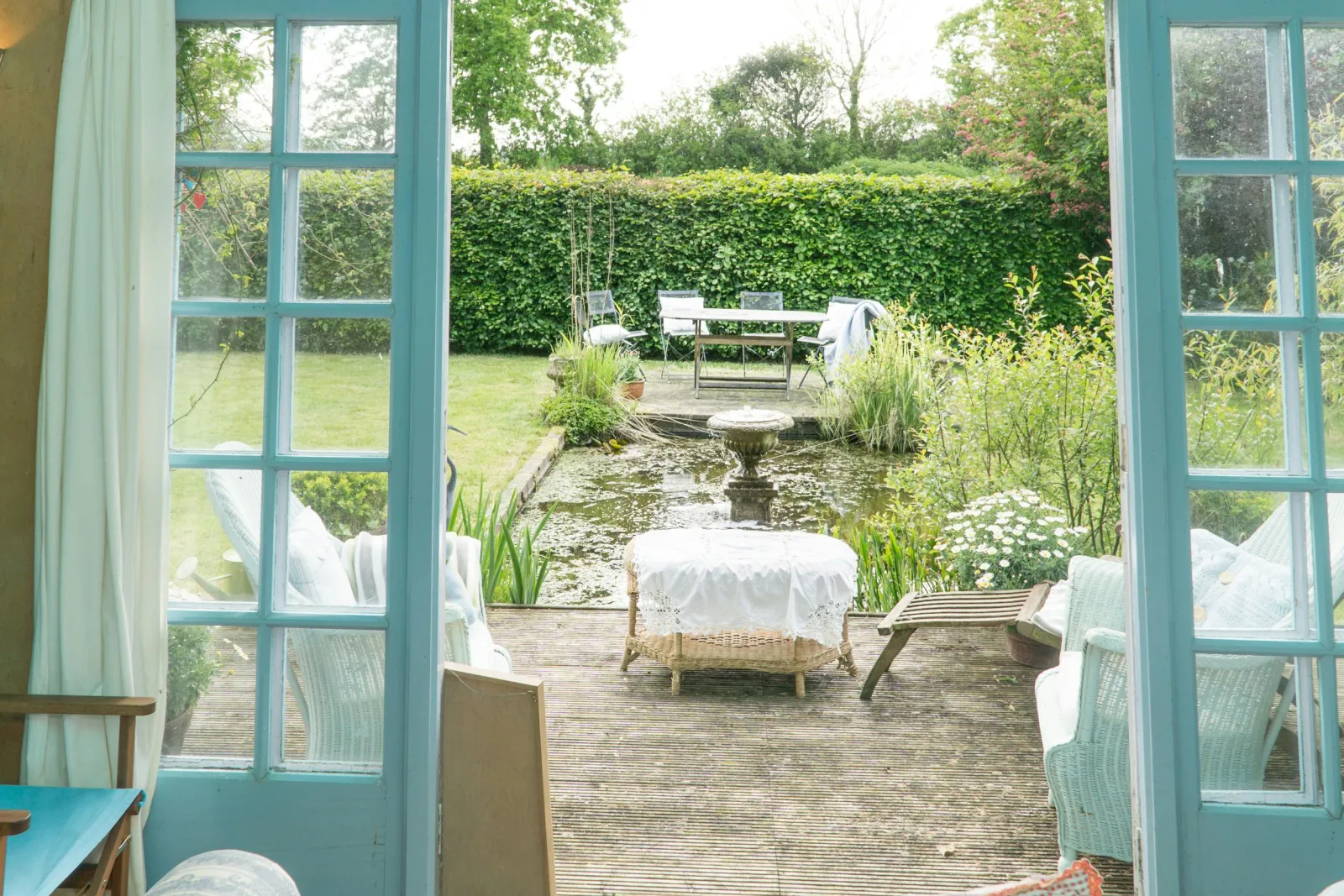 Garden view from the summerhouse