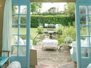Garden view from the summerhouse
